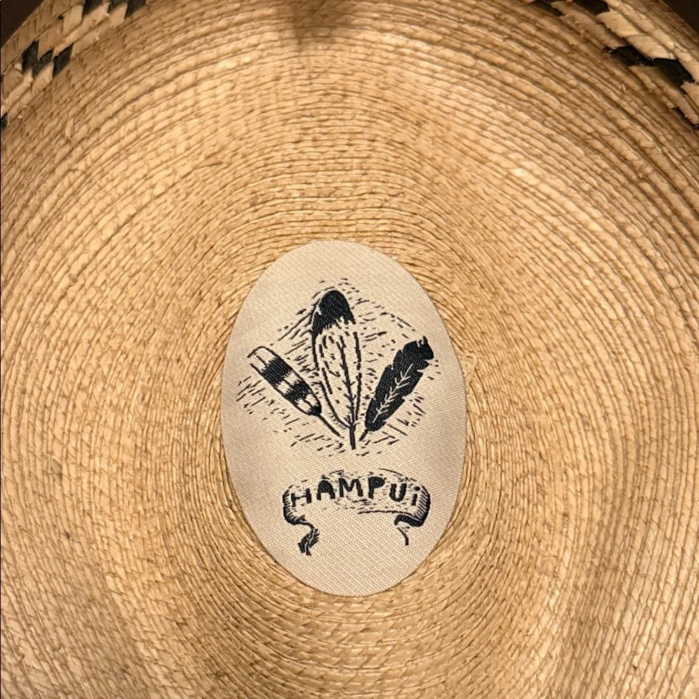 Hampui Hats Wide Brim Straw Hat - Tan - Picture 5 of 7